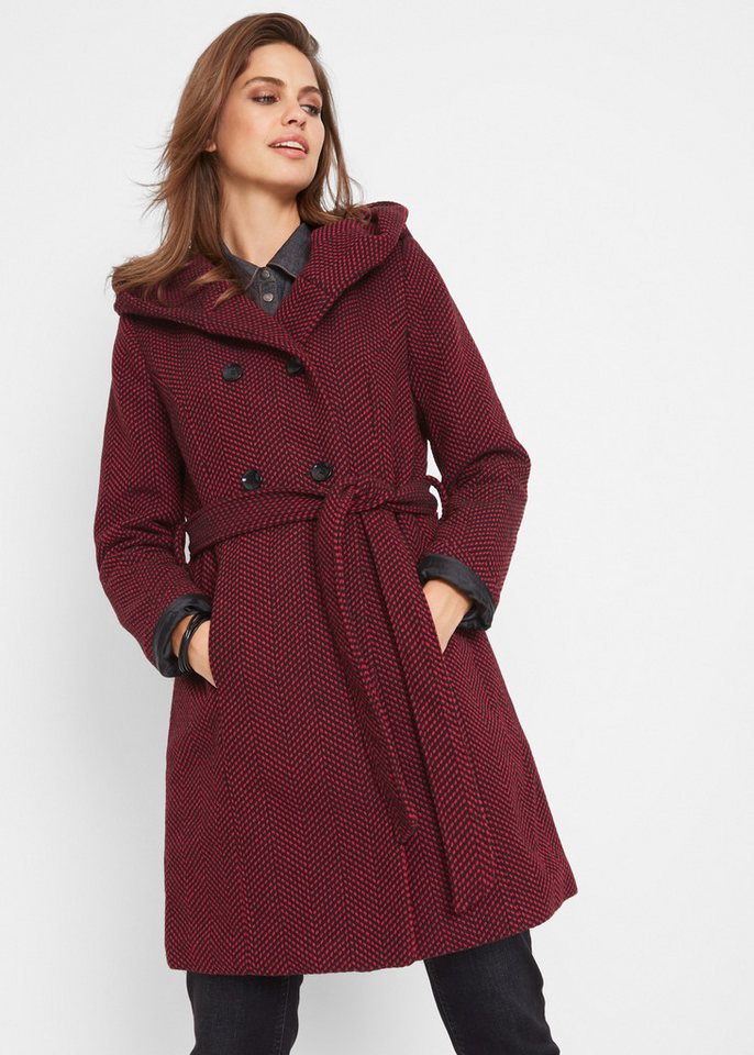bonprix Outdoorjacke zweireihig, mit großer Kapuze, Loose Fit Bild 5