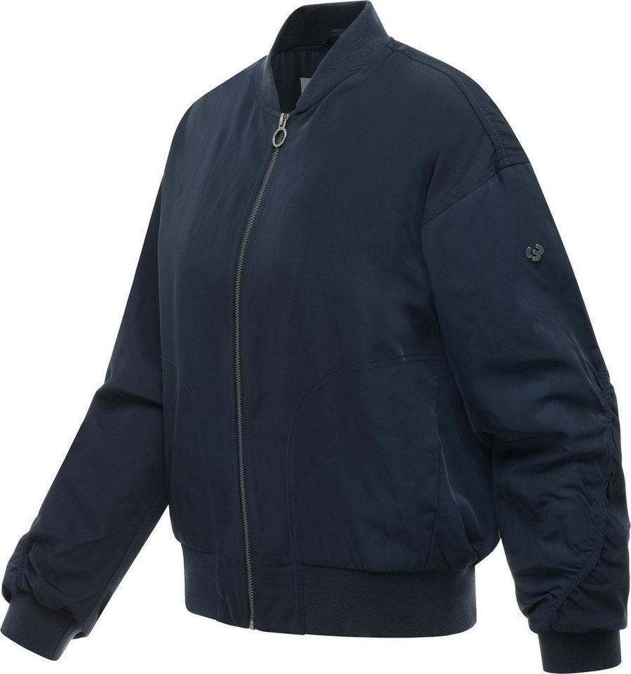 Ragwear Outdoorjacke Allyra Y Leichte Übergangs-Bomberjacke mit Rippkragen, winddicht Bild 3