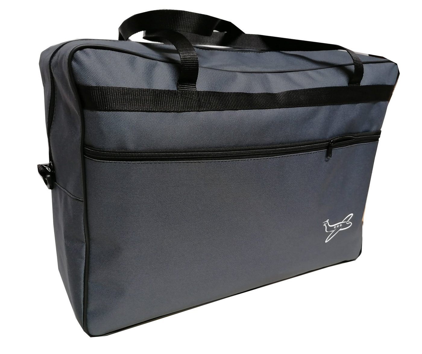 Aves-24 Reisetasche REISETASCHE 55 x 40 x 20 cm Boardgepäck Reise Koffer HANDGEPÄCK, Grau Bild 2