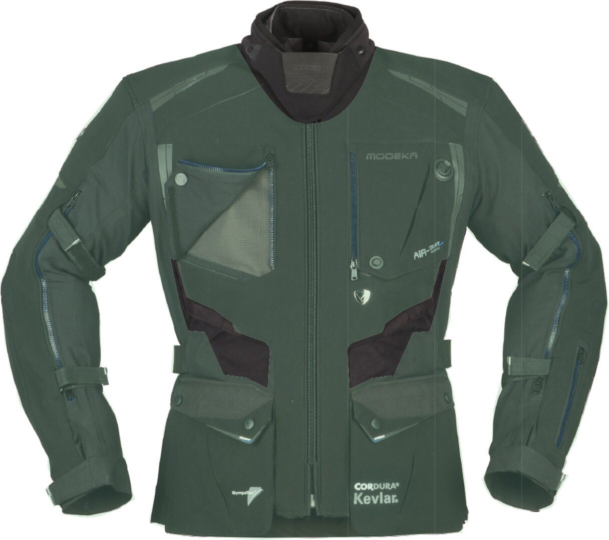 Modeka Motorradjacke Talismen Motorrad Textiljacke 3-Lagen-Laminat,Rückenprotektor enthalten,perforiert,herausnehmba