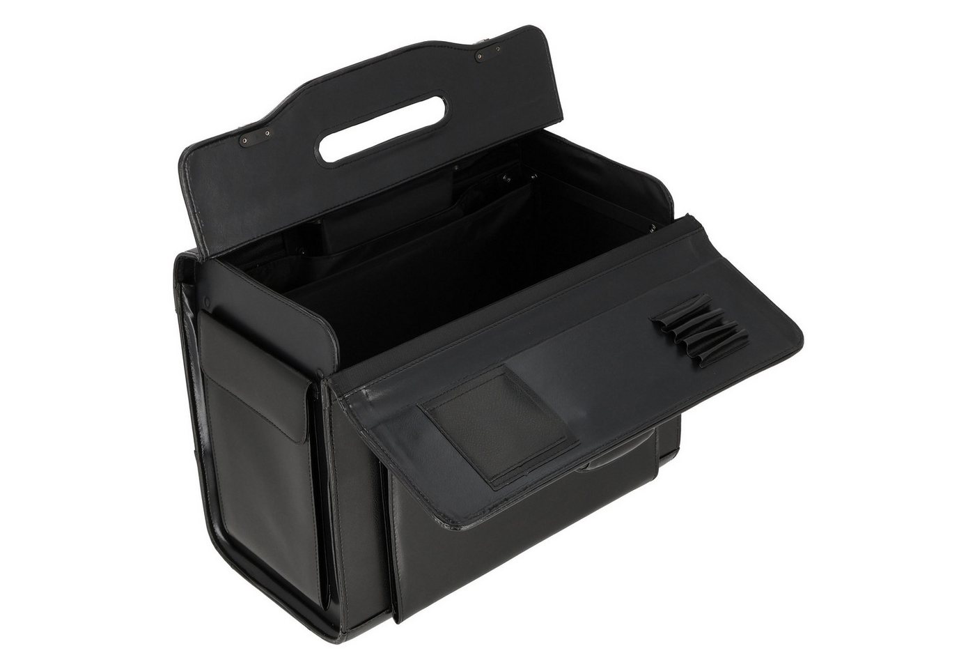 Dermata Pilotenkoffer, 2 Rollen, Leder