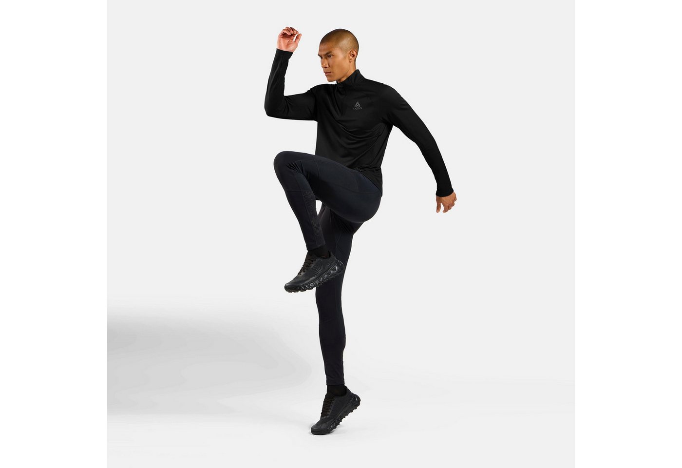 Odlo Laufshirt Essential Ceramiwarm Mid Layer 1/2 Zip