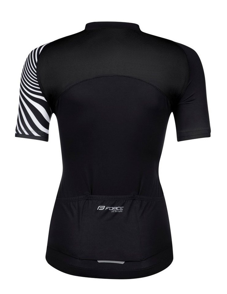 FORCE Radtrikot Jersey FORCE STREAM Lady kurzarm black %%% * Bild 2
