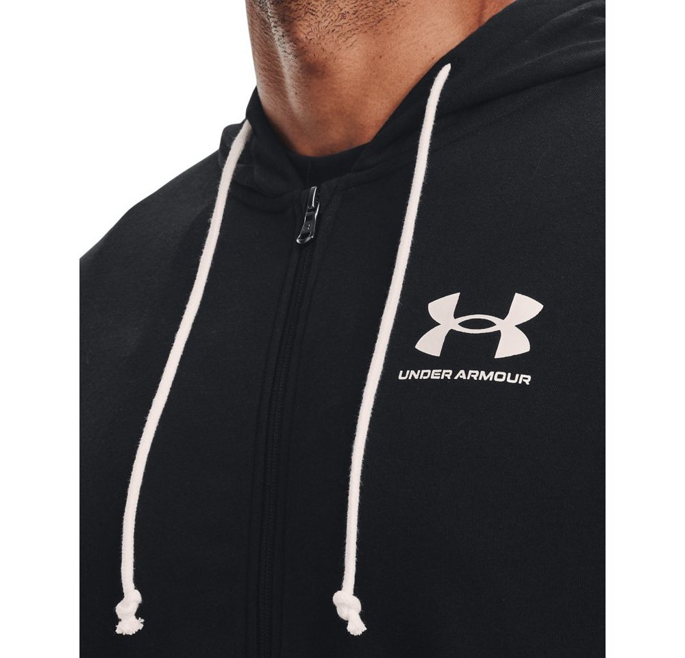 Under Armour® Trainingsjacke UA RIVAL TERRY LC FZ BLACK