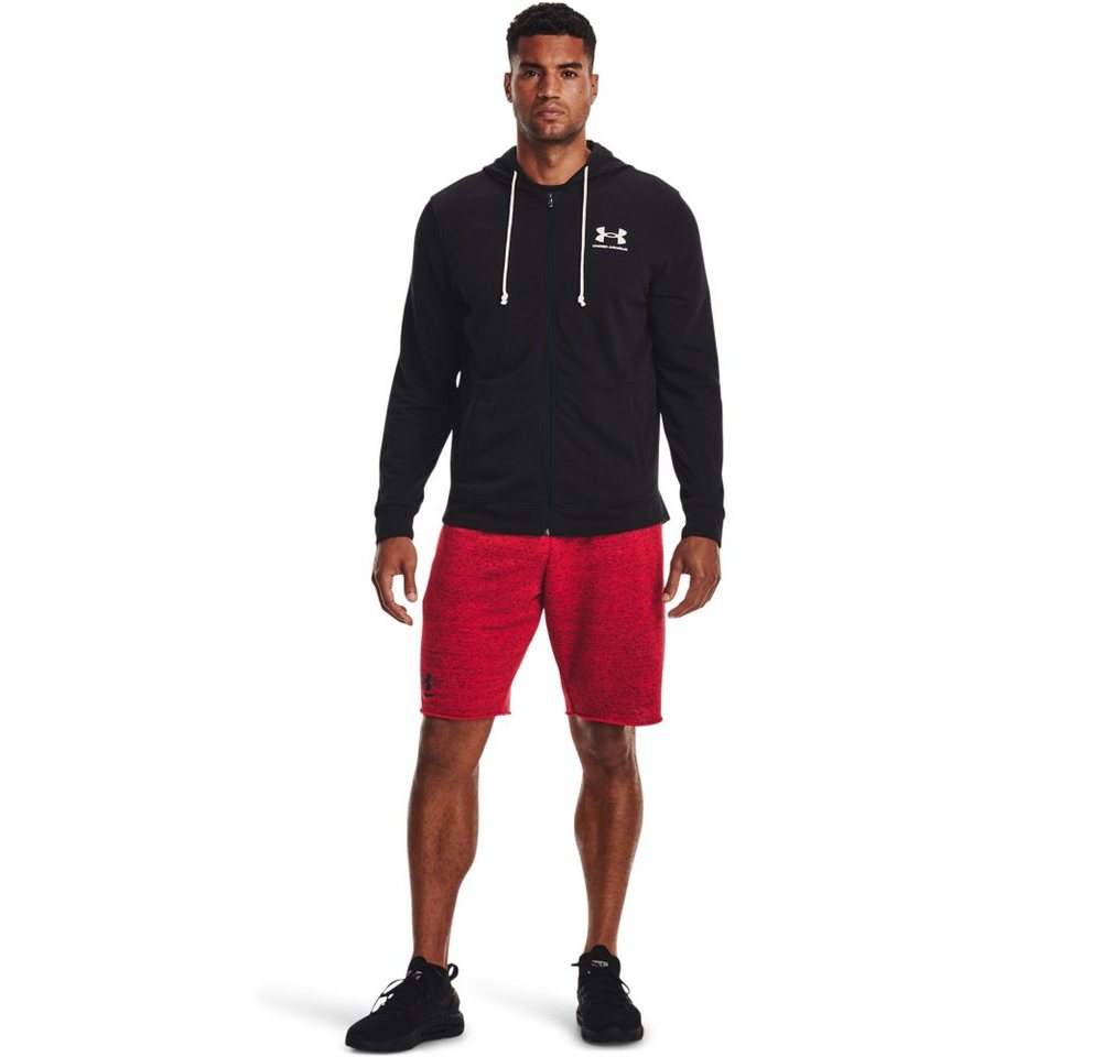 Under Armour® Trainingsjacke UA RIVAL TERRY LC FZ BLACK Bild 5