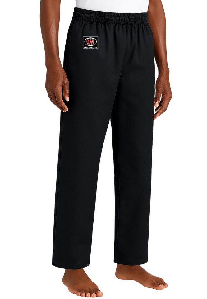 BAY-Sports Sporthose Kampfsporthose TRADITIONAL BASIC 2025 Schwarz Karate 8 UZ Baumwolle 100% Baumwolle, 8 Unzen, mittelschwer, strapazierfähig Bild 4