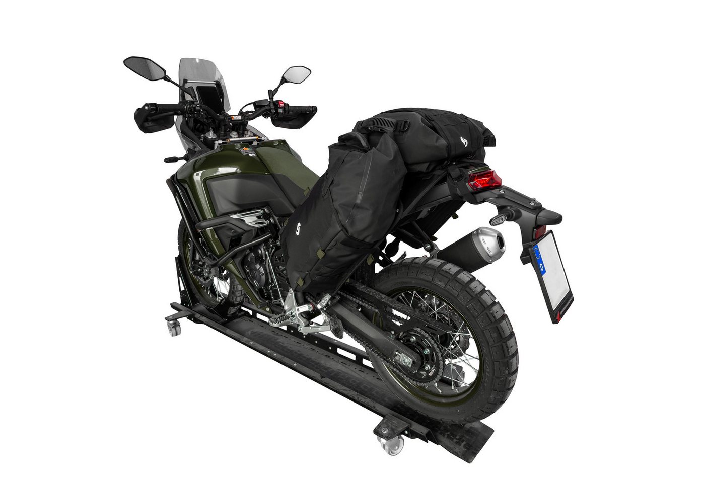 SCHNORR Rucksack Motorrad Gepäcksystem - rackless 75L - Trail Rack