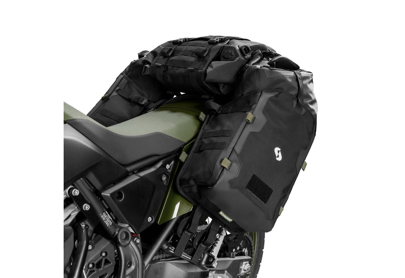 SCHNORR Rucksack Motorrad Gepäcksystem - rackless 75L - Trail Rack Bild 3