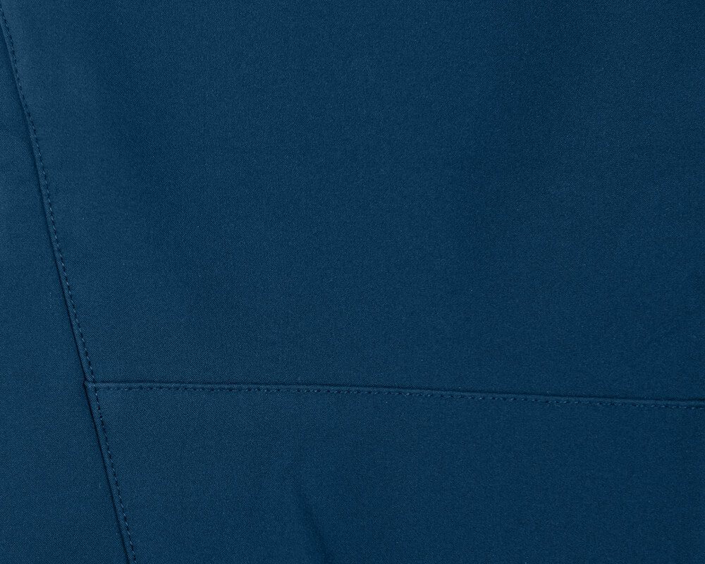 Bergson Outdoorhose MAILA Damen Winter Softshellhose, winddicht, warm, Kurzgrößen, poseidon blau
