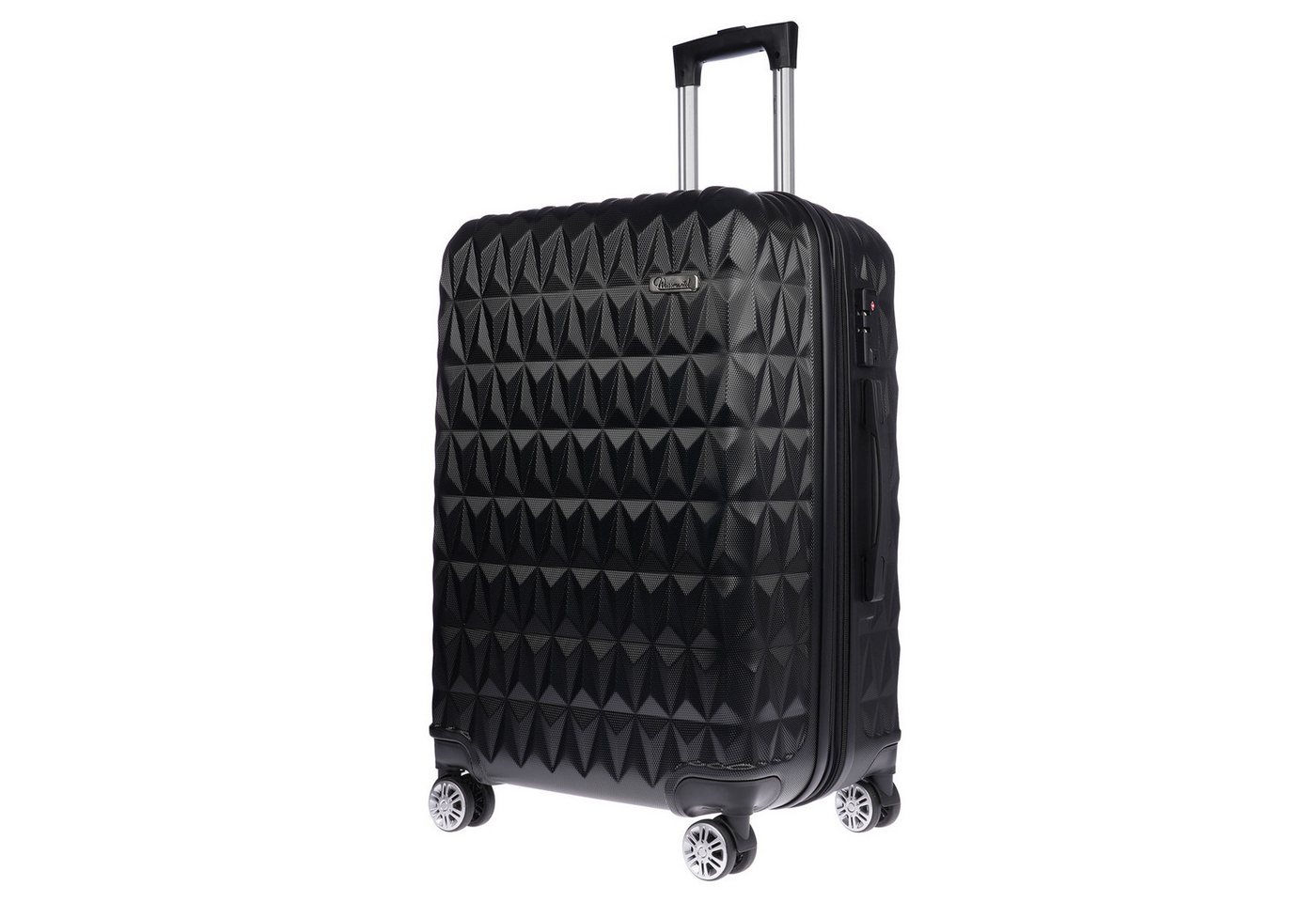 Christian Wippermann Business-Trolley Christian Wippermann L Großer Koffer für Herren Damen Hartschalenkoffe, 4 Rollen, mit TSA-Schloss Bild 3