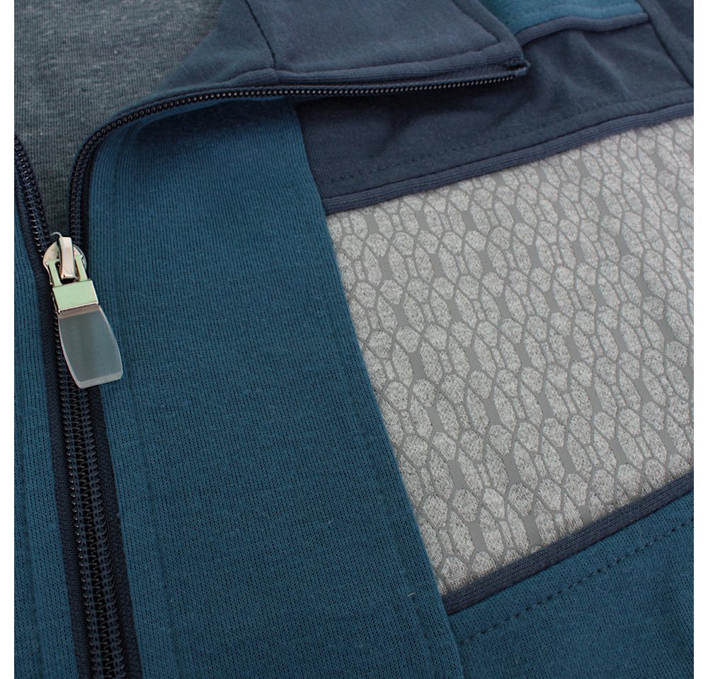 Herbold Sportswear Trainingsanzug Herren Freizeitanzug Kuranzug mit Druckeinsatz (2-tlg), auch in Kurzgrößen, mit Reißverschluss-Taschen und Bugnaht Bild 2