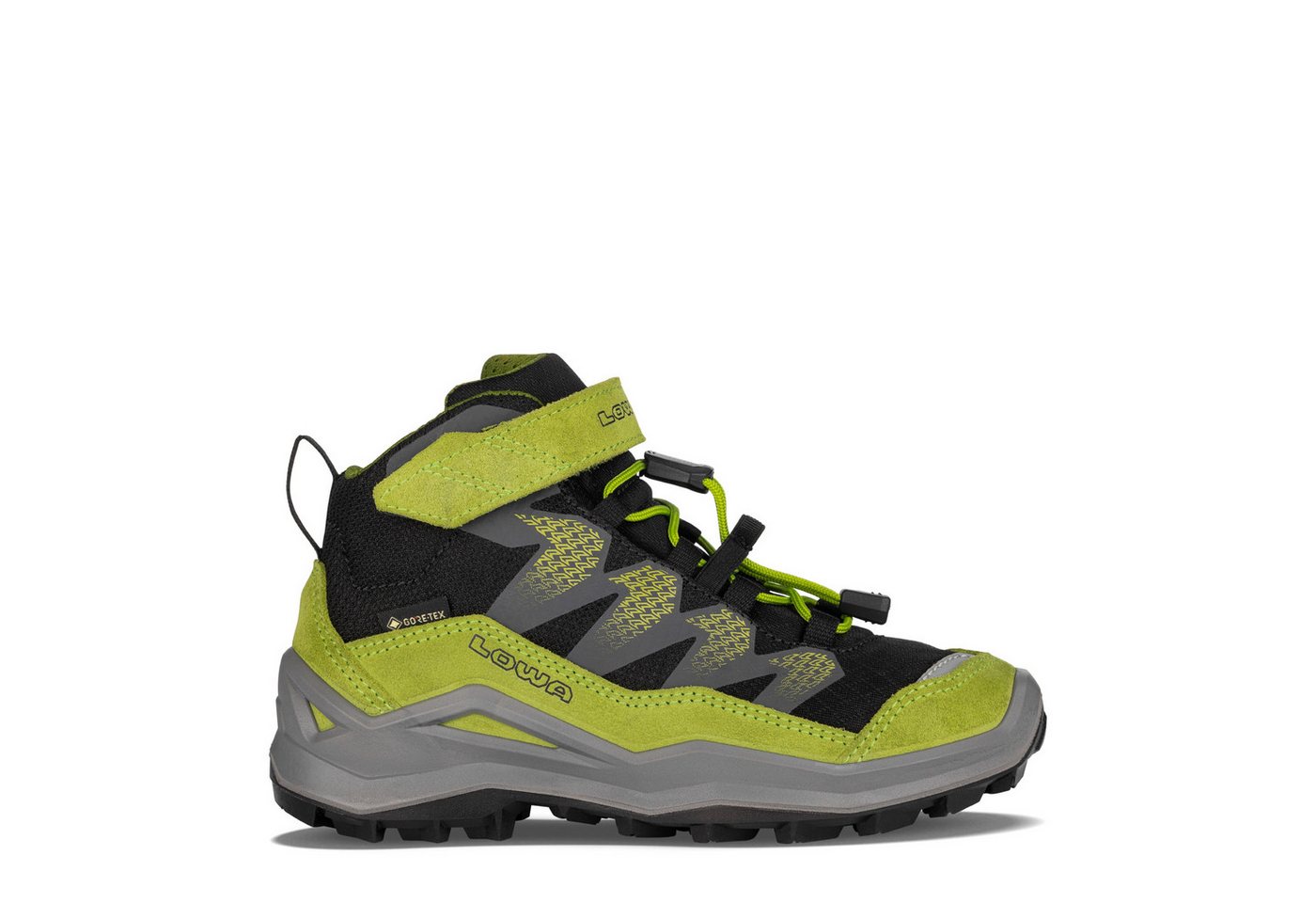 Lowa LOWA MADDOX PRO GTX MID VC JR Schwarz, Limone Wanderschuh
