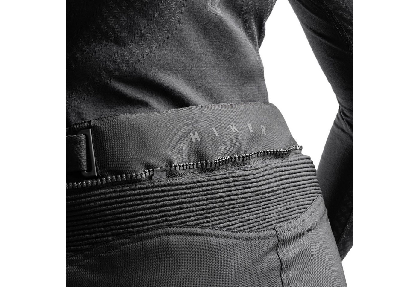 Rebelhorn Motorradhose Hiker 4 wasserdichte Damen Motorrad Textilhose Verbindungsreißverschluss,Hüftprotektoren enthalten,Knieprotektor Bild 2