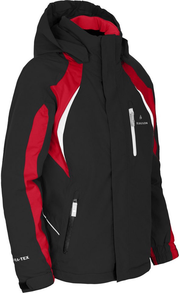 Bergson Skijacke JENS Kinder Skijacke, perfekt für junge Wintersportler, Normalgrößen, sch Bild 3