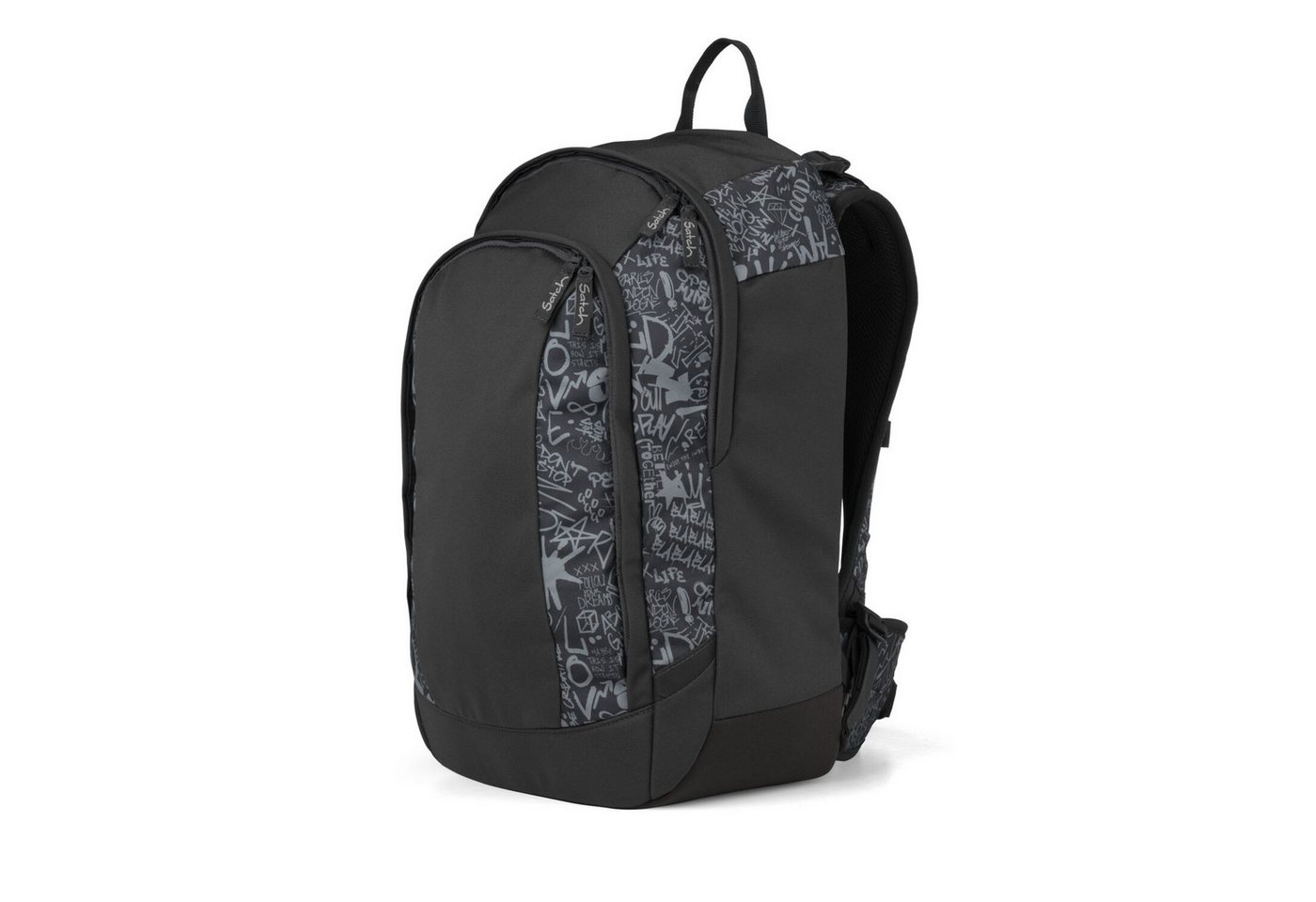 Satch Schulranzen Schulrucksack-Set AIR Street Ink 4-teilig (4-teilig), Schulranzen, ergonomisch, Laptop-Fach, Your-Size-System Bild 3