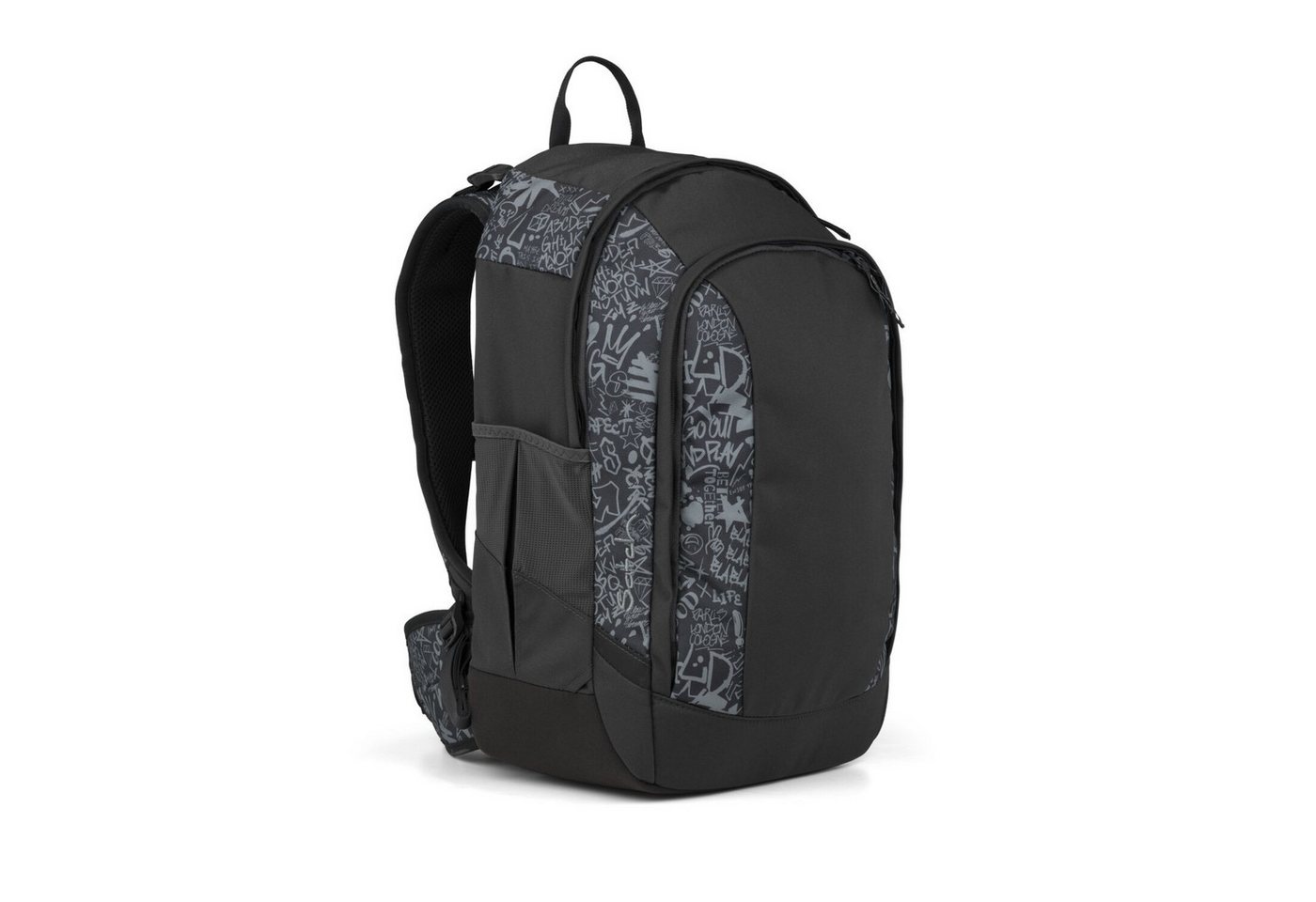 Satch Schulranzen Schulrucksack-Set AIR Street Ink 4-teilig (4-teilig), Schulranzen, ergonomisch, Laptop-Fach, Your-Size-System Bild 5