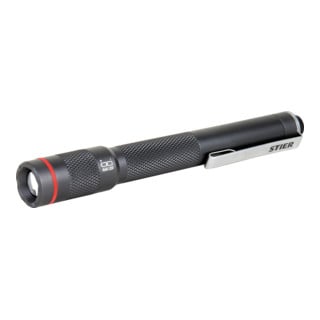 STIER LED-Taschenlampe mit Zoomfunktion 120 Lumen 2 x AAA