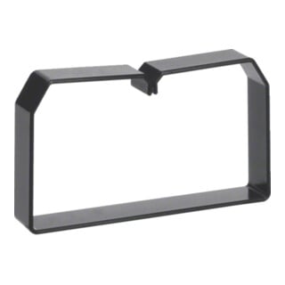 Hager Klammer LK 75125 PVC schwarz 75 x 125mm
