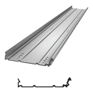 SL Rack Trägerplatte Alpha-Flex 2000 2000mm