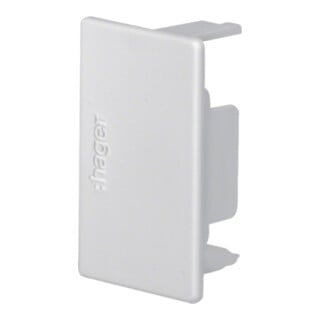 Hager Endstück LF 30x30mm halogenfrei lichtgrau