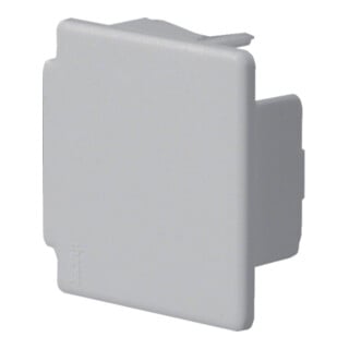 Hager Endstück LF 40 x 40mm halogenfrei lichtgrau