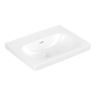 Villeroy & Boch Waschtisch Skyla 60 x 46 cm Stone White C+ ohne Hahnl. mit Überlauf