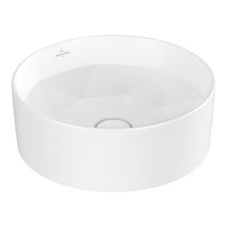 V&B Aufsatzwaschbecken Octagon 41,8 x 41,8 x 15cm st. wh. C+ hne Hahnl.
