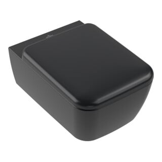 Villeroy & Boch Combi-Pack Wand-Tiefspüler Skyla 37 x 53cm randlos blau C+