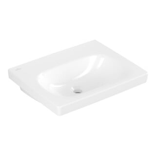 Villeroy & Boch Waschtisch Skyla 55 x 44,5cm Weiß Alpin ohne Hahnlöcher ohne Überlauf