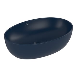 Villeroy & Boch Aufsatzwaschtisch Artis 48,5 x 32,5 cm Nightfall oval ohne HLB ohne Überlauf