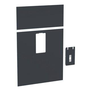 Geberit Frontverkleidung Monolith WT B 73cm Glas schwarz