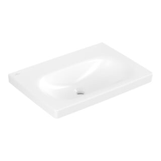 Villeroy & Boch Waschtisch Skyla 65 x 46 cm ohne Hahnlöcher ohne Überlauf White C+