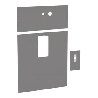 Geberit Frontverkleidung Monolith WT 73cm Glas umbra
