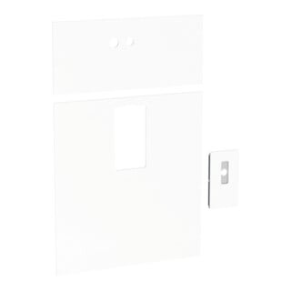 Geberit Frontverkleidung Monolith 73cm links glänzend weiß