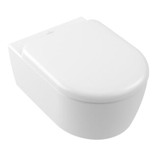 Villeroy & Boch Combi-Pack Wand-Tiefspüler Skyla 37 x 53cm randlos weiß C+