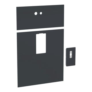 Geberit Frontverkleidung GE Monolith WT B 73cm 8li Glas schwarz