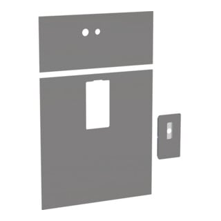 Geberit Frontverkleidung Monolith WT 73cm Glas umbra 8li
