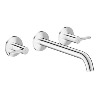 hansgrohe 3-Loch-Wannen-Armatur Axor One UP Ausl. 220mm chrom