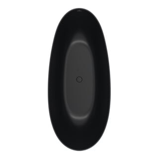 Villeroy & Boch Rechteck-Badewanne Antao Quaryl 170 x 75 cm pure black
