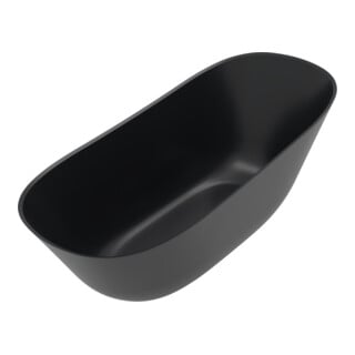 Villeroy & Boch Badewanne Theano Curved Edition 170 x 75cm Quaryl pure black