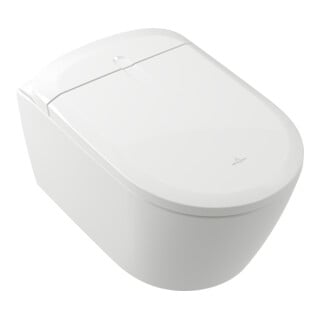 Villeroy & Boch Dusch-Wand-WC Viclean Supreo D-Flush 38,4 x 42,3 x 62,2cm Weiß Alpin C+ Sitz