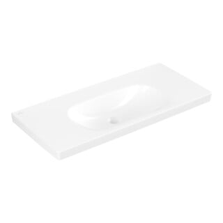 Villeroy & Boch Waschtisch Skyla 100 x 46cm ohne Hahnloch ohne Überlauf weiß