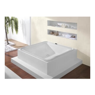 Hoesch Badewanne Ergo+ 207,5 x 195cm verchromt weiß