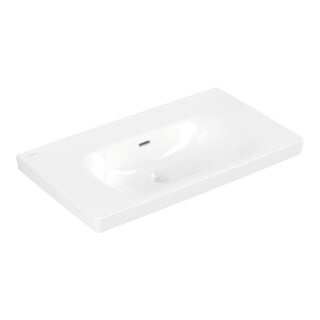 Villeroy & Boch Waschtisch Skyla 80 x 46 cm Weiß Alpin m Überlauf
