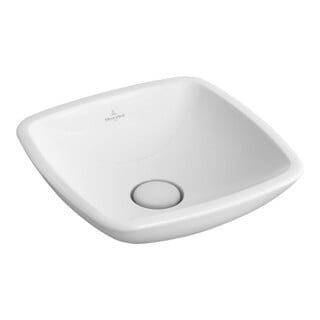 Villeroy & Boch Aufsatz-Waschtisch LOOP & FRIENDS 43 x 43cm weiß mit Überlauf