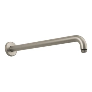 hansgrohe Brausearm 90° DN 15 Ausl. 389mm brush nickel