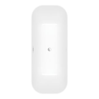 Villeroy & Boch Freistehwanne Finion 170 x 70 cm stone white Push-to-Open Ventil Überlauf