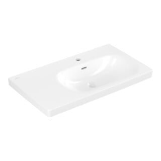 Villeroy & Boch Waschtisch Skyla 80 x 46 cm Weiß Alpin mit Überlauf