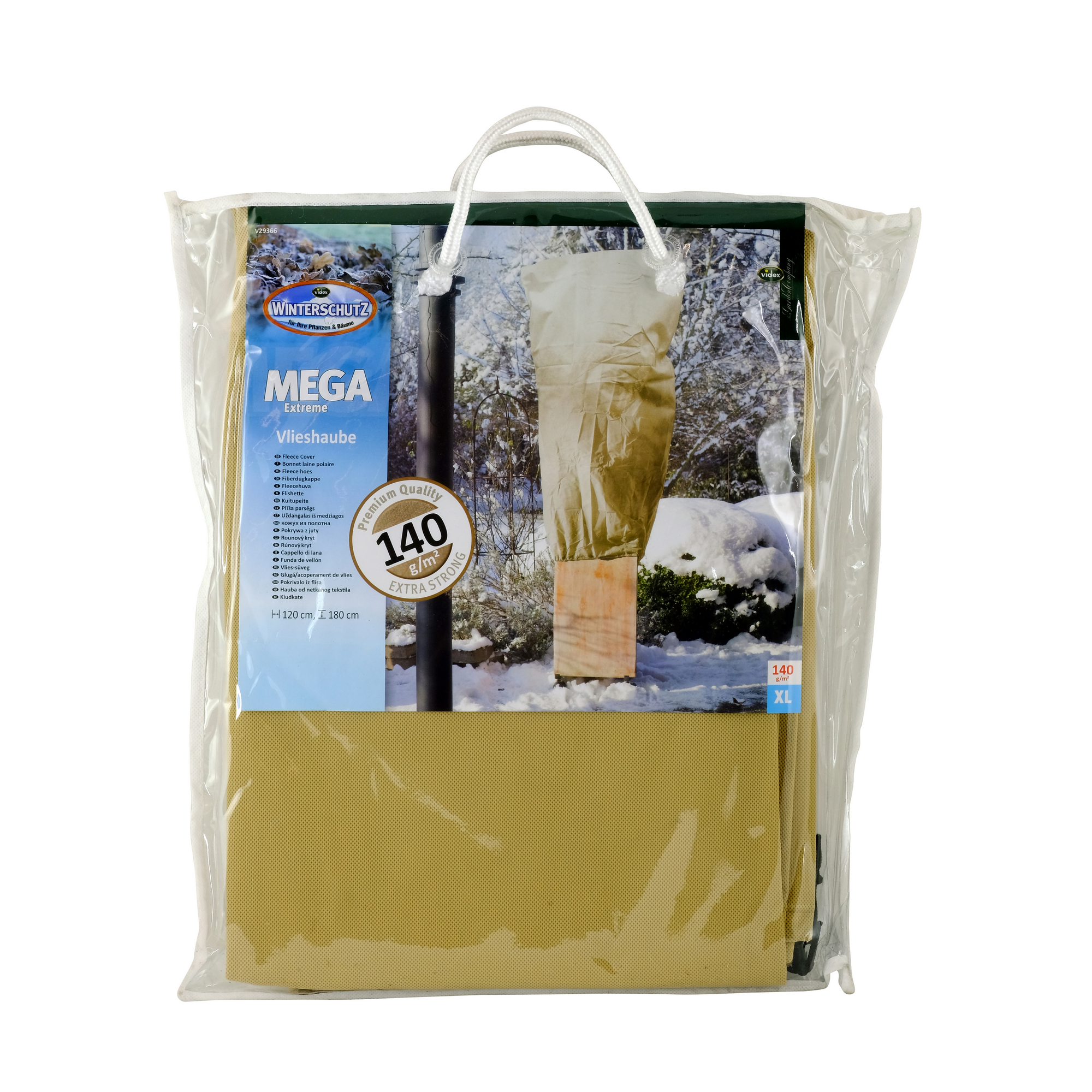 Videx Winterschutz-Vlieshaube 'Extreme' beige 120 x 180 cm Bild 2