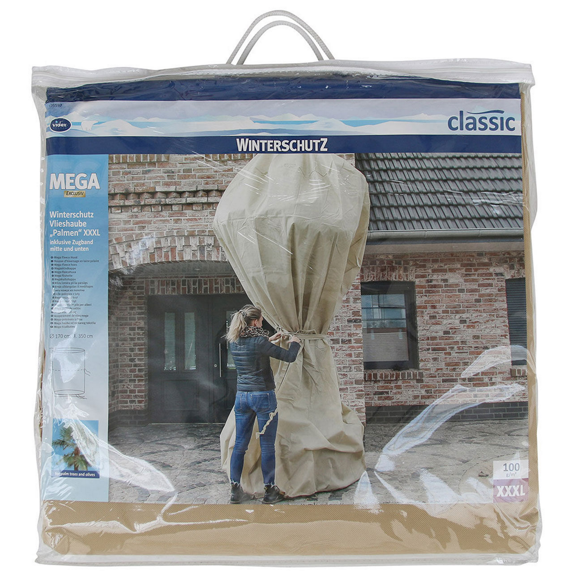 Videx Winterschutz-Vlieshaube 'Extreme' beige Ø 170 x 350 cm Bild 2